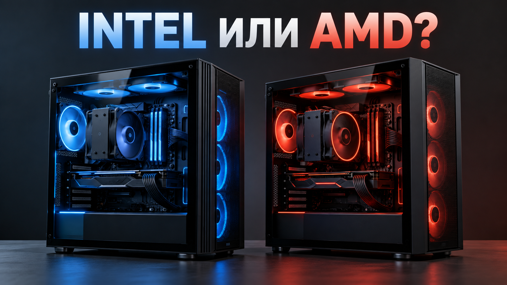 Компьютер на Intel или AMD: что выбрать для игр и работы