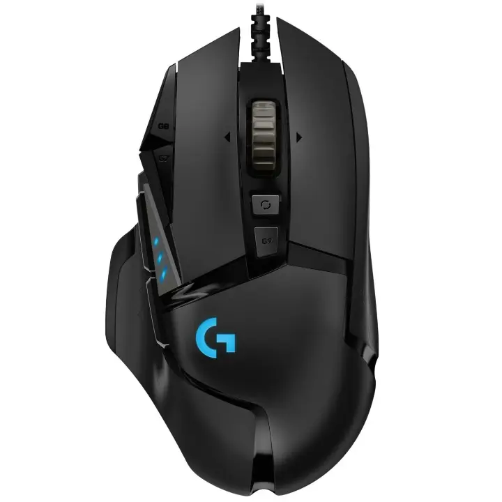 Мышь проводная Logitech G502 HERO черный, 25600 dpi, USB, кнопки - 11