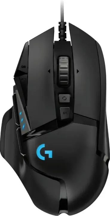 Мышь проводная Logitech G502 HERO черный, 25600 dpi, USB, кнопки - 11
