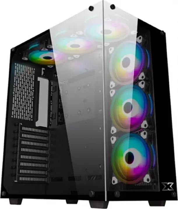 Компьютерный корпус Xigmatek Aquarius Plus (ATX, USB3.0x2 + USB2.0x1, передний и левый TG, вентилятор 7PCS CY120, передний x3 + нижний x3 + задний x1)