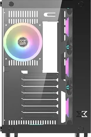 Компьютерный корпус Xigmatek Aquarius Plus (ATX, USB3.0x2 + USB2.0x1, передний и левый TG, вентилятор 7PCS CY120, передний x3 + нижний x3 + задний x1)