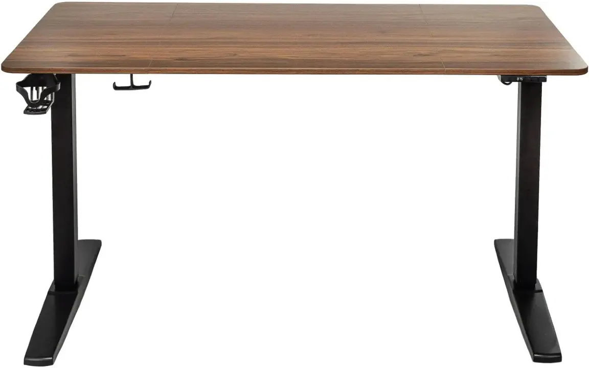 Стол для компьютера Knight TABLE T3 столешница МДФ орех каркас черный