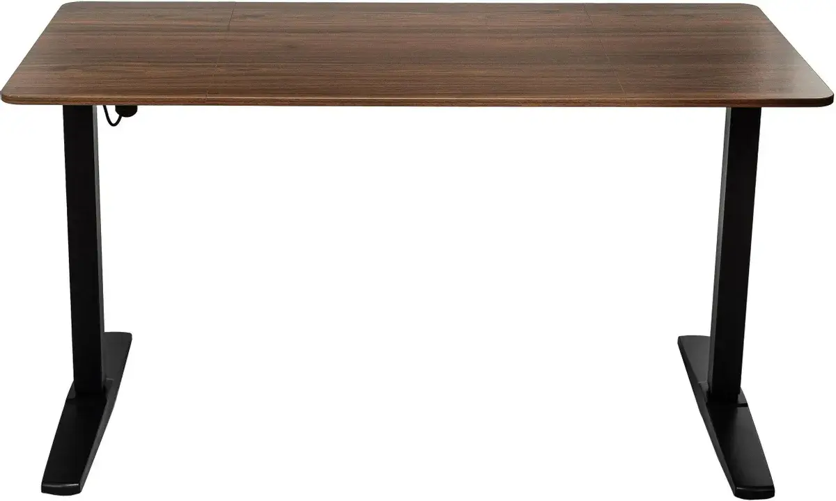 Стол для компьютера Knight TABLE T3 столешница МДФ орех каркас черный