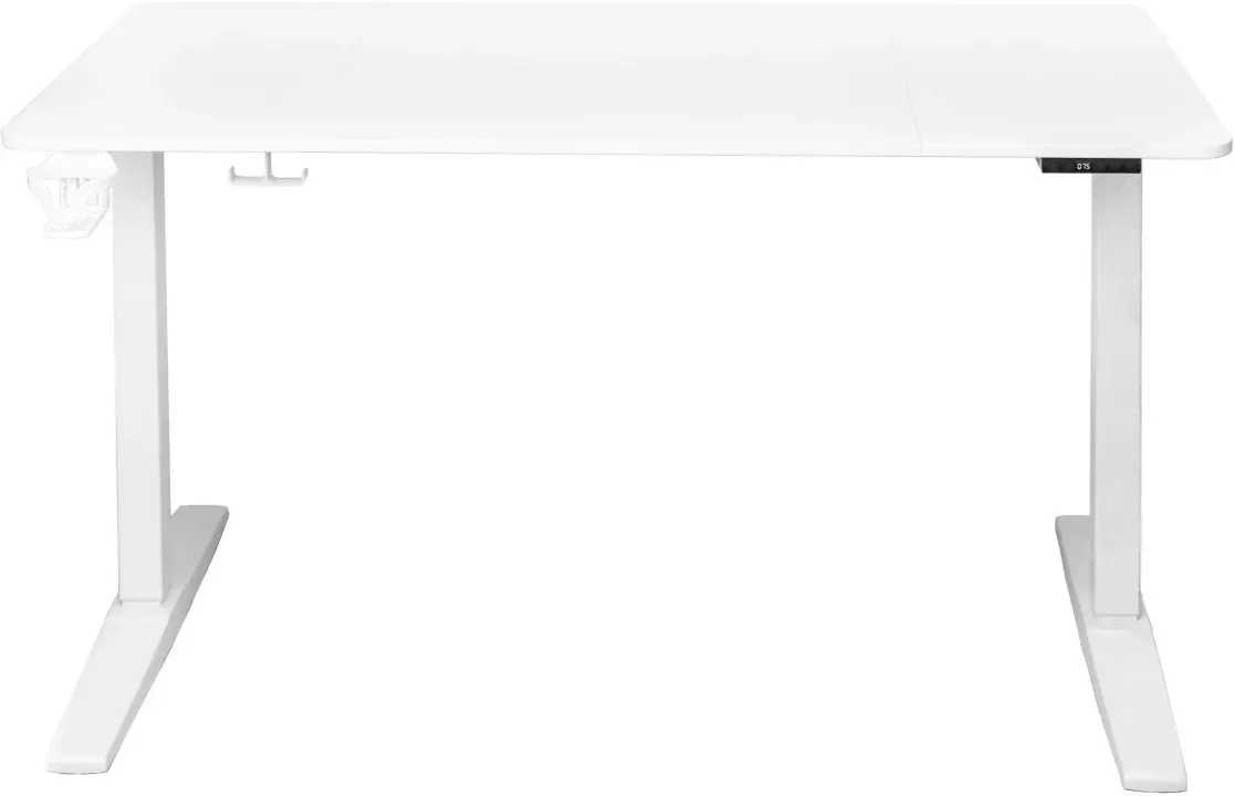Стол для компьютера Knight TABLE T3 столешница МДФ белый каркас белый