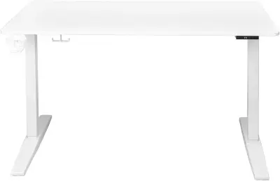 Стол для компьютера Knight TABLE T3 столешница МДФ белый каркас белый