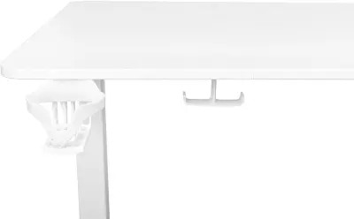 Стол для компьютера Knight TABLE T3 столешница МДФ белый каркас белый