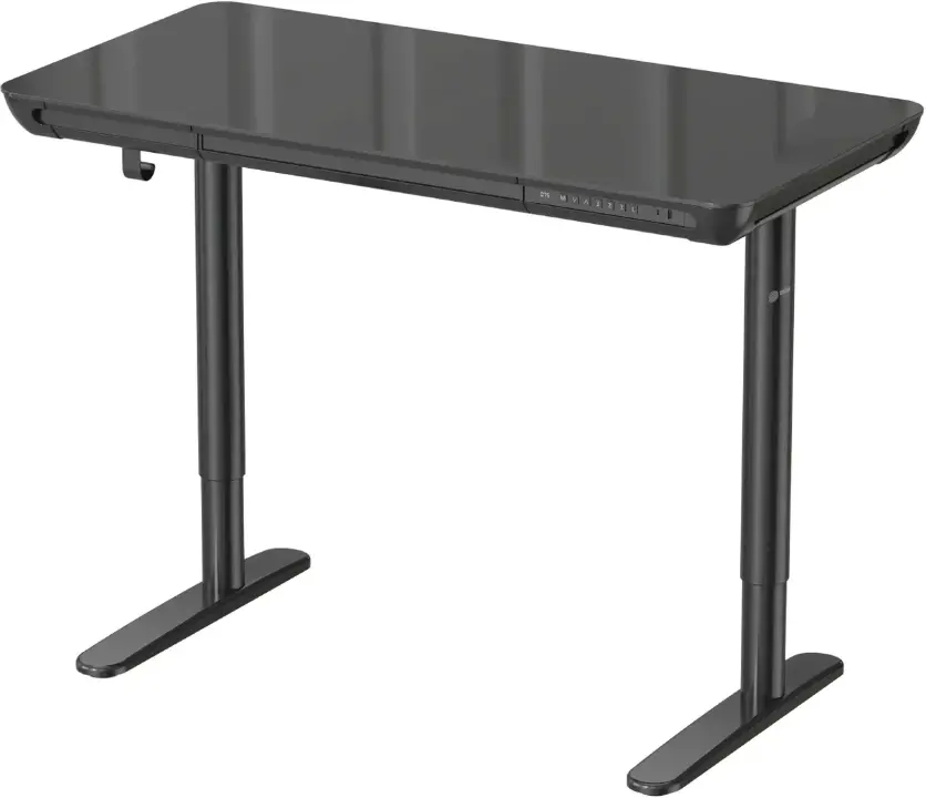 Стол для компьютера Cactus CS-EGD-BK-LED столешница закаленное стекло черный каркас черный