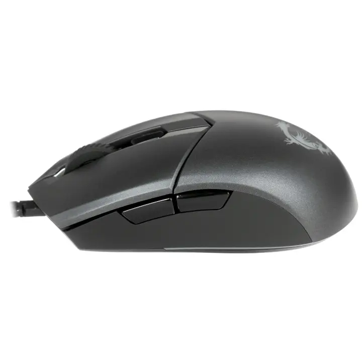 Мышь проводная MSI Clutch GM11 черный, 5000 dpi, USB, кнопки - 6