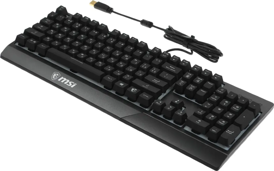 Клавиатура MSI Vigor GK30 проводная, USB Type-A, чёрный