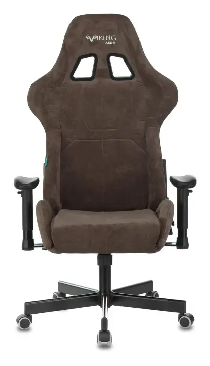 Кресло игровое Бюрократ VIKING KNIGHT LT10 FABRIC коричневый крестовина металл/пластик