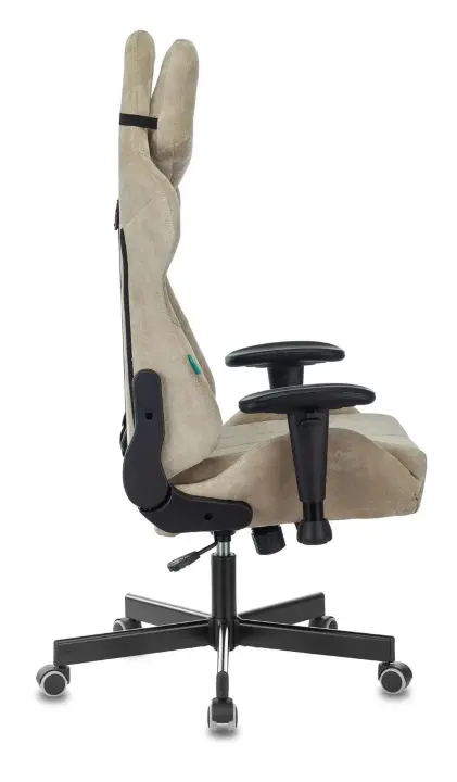 Кресло игровое Бюрократ VIKING KNIGHT LT21 FABRIC песочный крестовина металл/пластик 