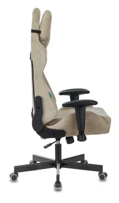 Кресло игровое Бюрократ VIKING KNIGHT LT21 FABRIC песочный крестовина металл/пластик 