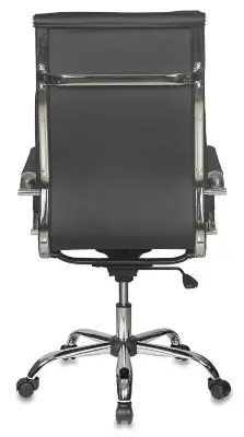 Кресло руководителя Бюрократ CH-993/black черный искусственная кожа крестовина хромированная 