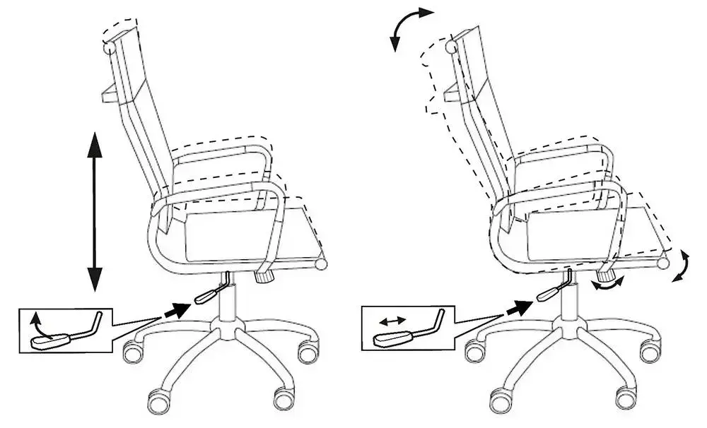 Кресло руководителя Бюрократ CH-993/black черный искусственная кожа крестовина хромированная 