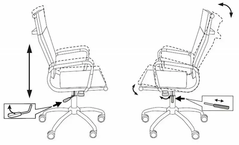 Кресло руководителя Бюрократ CH-993/M01 черный M01 сетка крестовина хром 