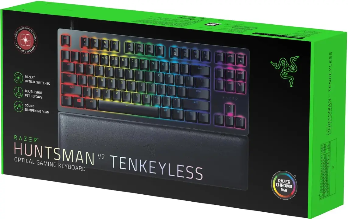 Игровая клавиатура Razer Huntsman V2 Tenkeyless (Red Switch)