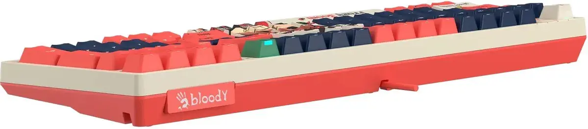 Клавиатура A4Tech Bloody AT98 Proxy Boom проводная USB бежевый/красный