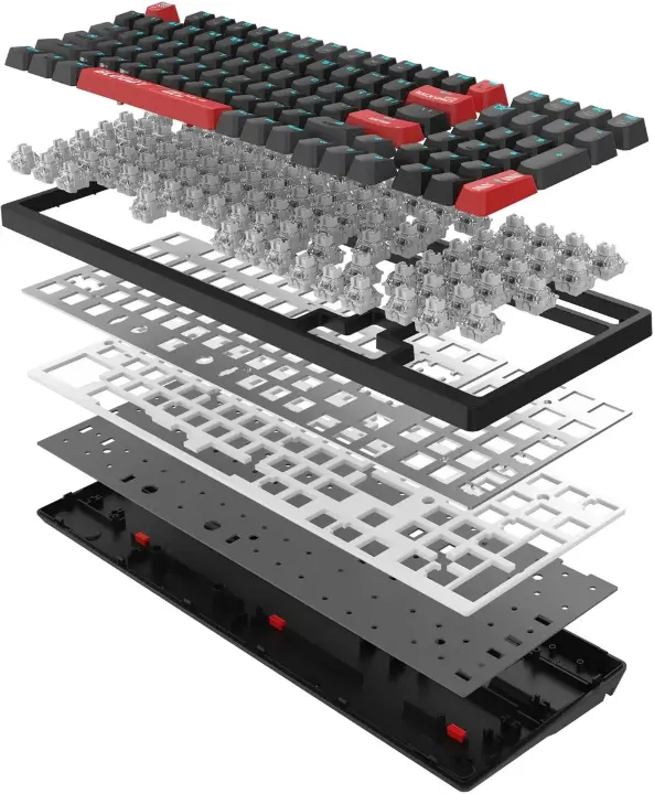 Клавиатура A4Tech Bloody AT98 проводная USB черный/красный 