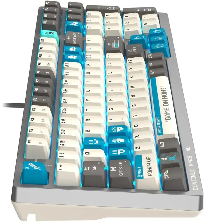 Клавиатура A4Tech Bloody S98 Pixels Blue проводная USB серый/бежевый 