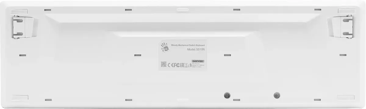 Клавиатура A4Tech Bloody S510R проводная, USB, белый 