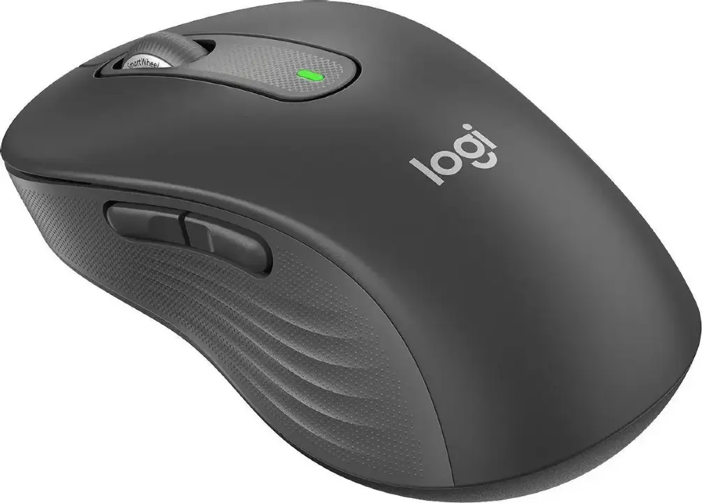 Мышь беспроводная Logitech Signature M650 графитовый, 4000 dpi, радиоканал, Bluetooth, USB, кнопки - 5