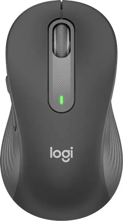 Мышь беспроводная Logitech Signature M650 графитовый, 4000 dpi, радиоканал, Bluetooth, USB, кнопки - 5