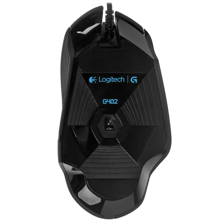 Мышь проводная Logitech G402 Hyperion Fury черный, 4000 dpi, USB, кнопки - 8