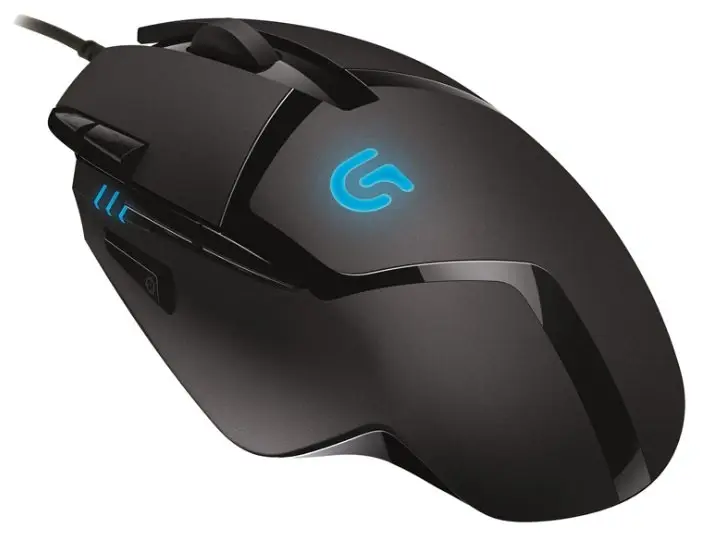 Мышь проводная Logitech G402 Hyperion Fury черный, 4000 dpi, USB, кнопки - 8