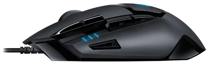 Мышь проводная Logitech G402 Hyperion Fury черный, 4000 dpi, USB, кнопки - 8