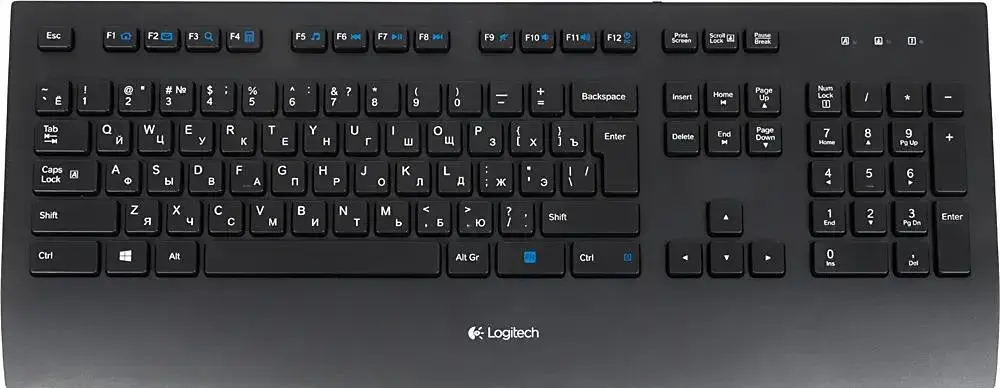 Клавиатура Logitech Keyboard K280E (920-005215) проводная USB черный 