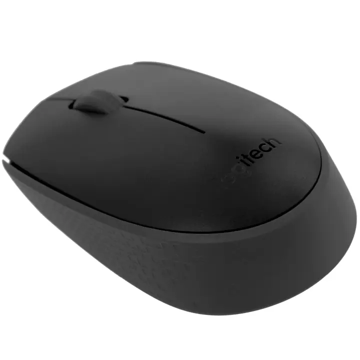 Мышь беспроводная Logitech M171 черный/серый, 1000 dpi, радиоканал, USB, кнопки - 3