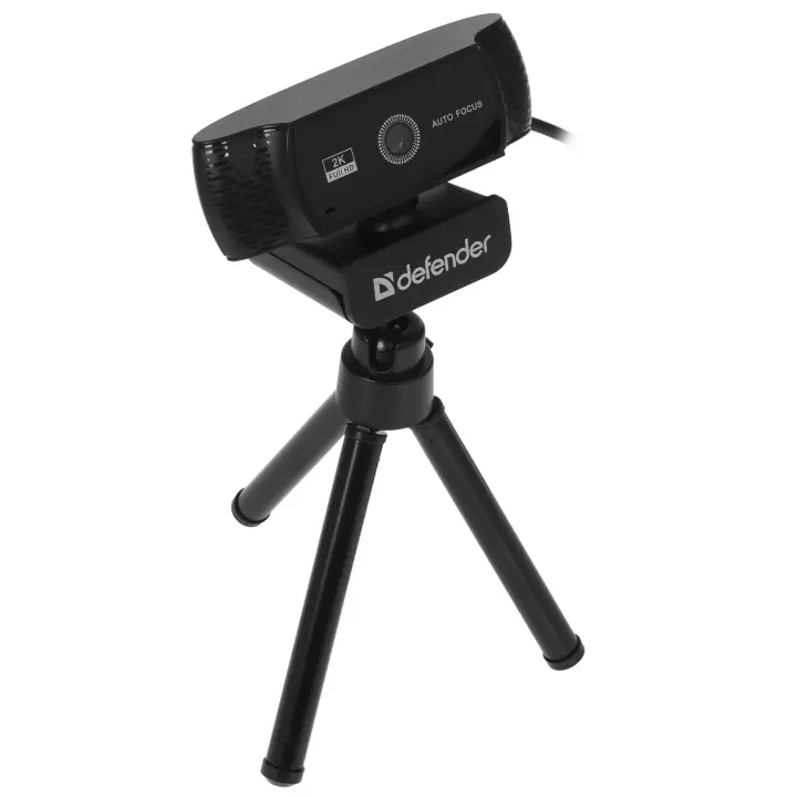 Веб-камера Defender G-lens 2590 черный (3,7МП, QHD 2K 1440p, 86,1°)