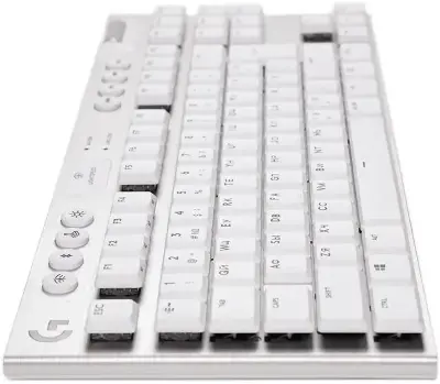 Клавиатура Logitech G915 TKL Lightspeed беспроводная, USB, Bluetooth/Радиоканал, серебристый 