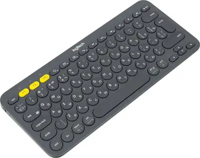 Клавиатура Logitech K380 беспроводная, Bluetooth, темно-серый 