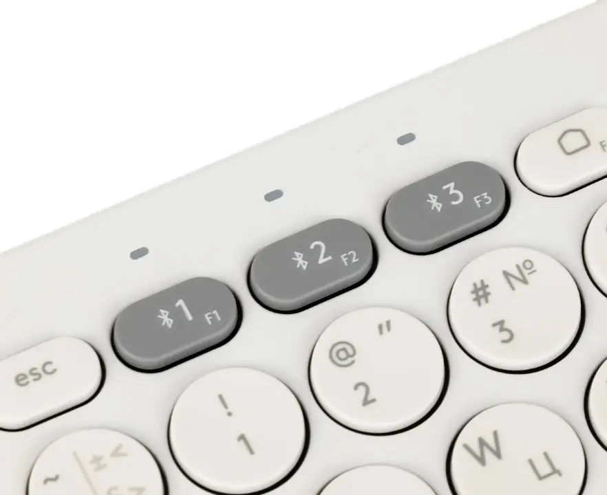 Клавиатура Logitech K380 беспроводная, Bluetooth, белый 