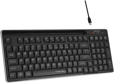 Клавиатура A4Tech Fstyler FBX70C беспроводная, USB, Bluetooth/Радиоканал, черный 