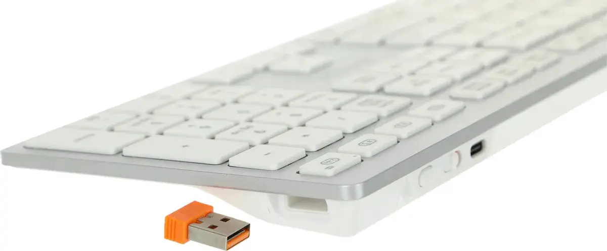 Клавиатура A4Tech Fstyler FBX50C беспроводная, USB, Bluetooth/Радиоканал, белый 