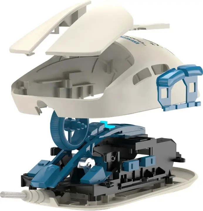 Мышь проводная A4Tech Bloody W72 Ultra Pixels Blue рисунок/бежевый/голубой, 20000 dpi, USB, кнопки - 7 