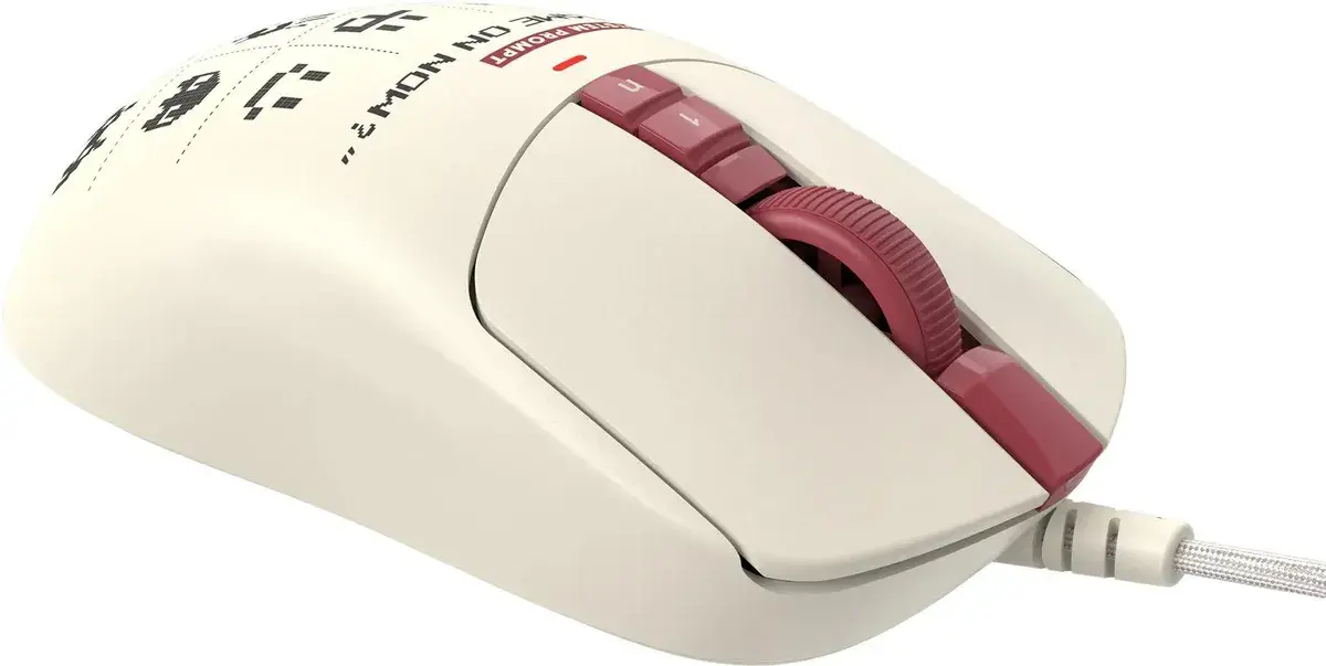 Мышь проводная A4Tech Bloody W72 Ultra Pixels Red рисунок/бежевый/красный, 20000 dpi, USB, кнопки - 7 