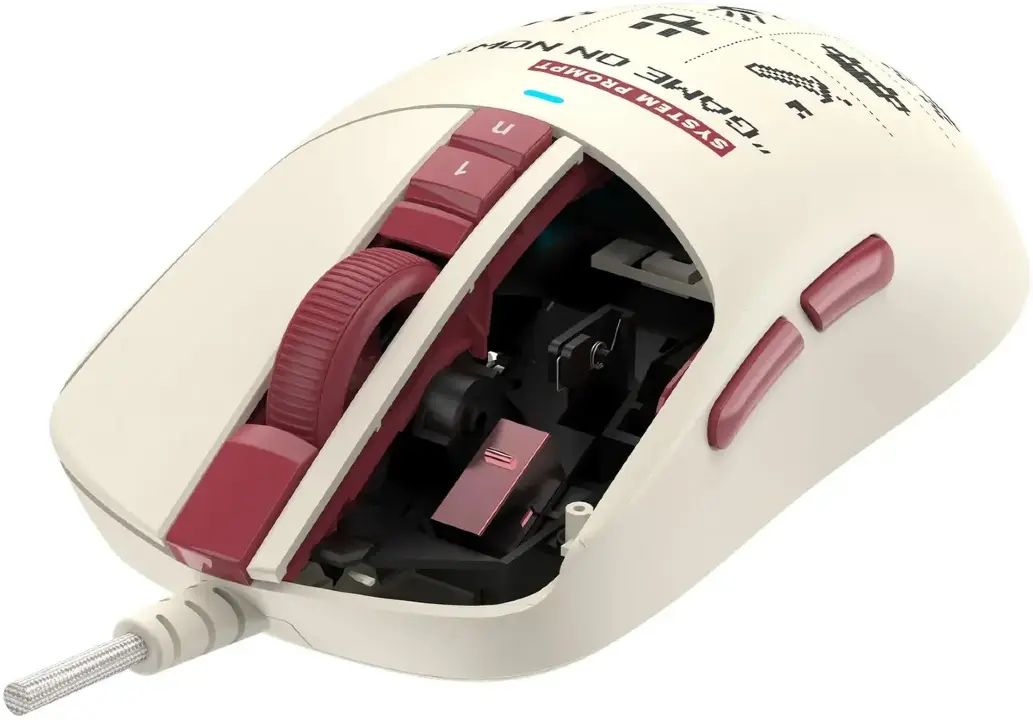 Мышь проводная A4Tech Bloody W72 Ultra Pixels Red рисунок/бежевый/красный, 20000 dpi, USB, кнопки - 7 