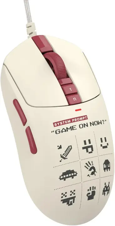 Мышь проводная A4Tech Bloody W72 Ultra Pixels Red рисунок/бежевый/красный, 20000 dpi, USB, кнопки - 7 