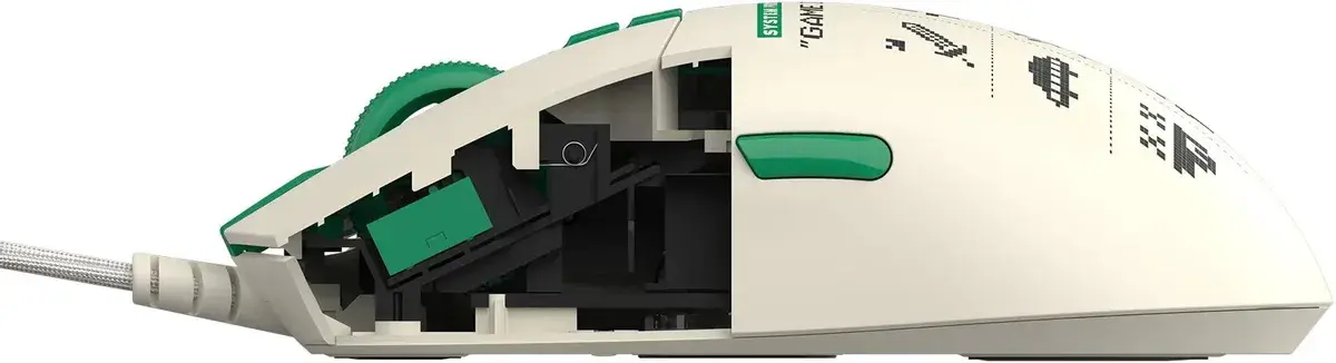 Мышь проводная A4Tech Bloody W72 Ultra Pixels Green рисунок/бежевый/зеленый, 20000 dpi, USB, кнопки - 7 