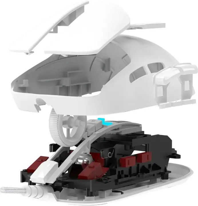 Мышь проводная A4Tech Bloody W72 Ultra белый, 20000 dpi, USB, кнопки - 7 