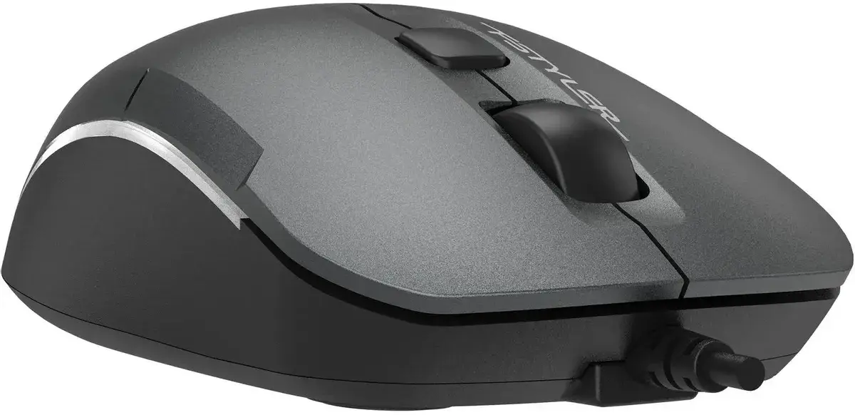 Мышь проводная A4Tech Fstyler FM26 серый/черный, 1600 dpi, USB, кнопки - 4 