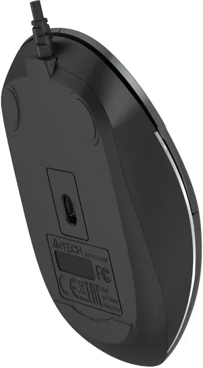 Мышь проводная A4Tech Fstyler FM26 серый/черный, 1600 dpi, USB, кнопки - 4 