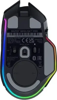Мышь беспроводная/проводная Razer Basilisk V3 Pro 35K черный, 35000 dpi, радиоканал, Bluetooth, USB, кнопки - 11 