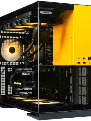 Игровой компьютер Зевс 3.0 Aqua Black/Yellow