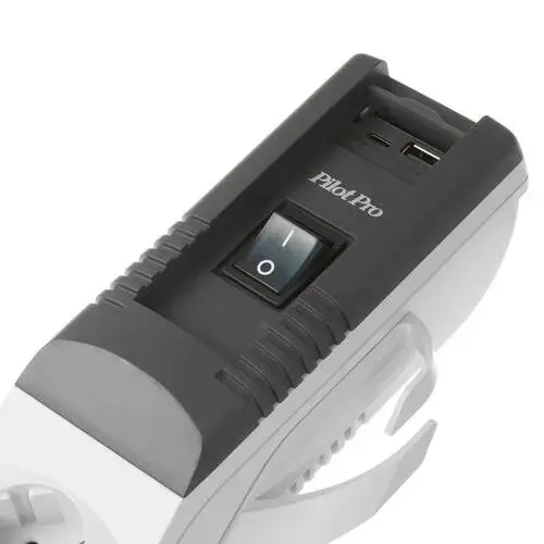 Сетевой фильтр Pilot PRO USB 5м серый