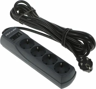 Сетевой фильтр Pilot m-MAX 5м серый