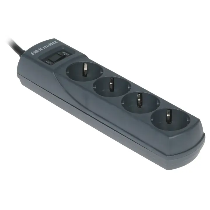Сетевой фильтр Pilot m-MAX 5м серый